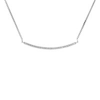 Collana Sartorello Gioielli Donna in Oro bianco Diamante 0.25 Ct GI-1679-2-1-CV13-4-G-SI - GI-1679-2-1-CV13-4-G-SI